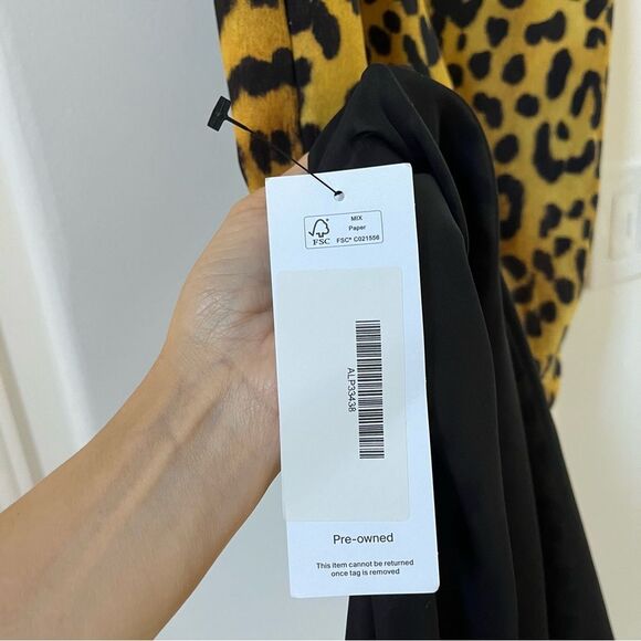 Adam Lippes Collective Leopard Cami Midi Dress 4 - Picture 7 of 16